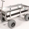Alumacart Big Kahuna Beach Wagon W/UV Decking -FlyCast Gear Store alumacart alum315 big kahuna beach wagon w uv decking 38514.1665199053